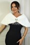 Women's Lined Bolero with Brooches - 2