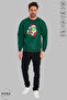 Unisex Long Sleeve Grinch Christmas New Year Printed Crew Neck Hoodless Oversized Sweatshirt - 4