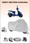Motorcycle Cover with Lock Compatible for Apache Alfa 50, Secure, Waterproof , Durable Fabric.