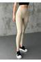 Women's High Waist Diving Fabric Raised Leggings - 2