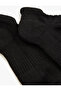 Textured Basic Sports Socks - 3