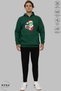 Unisex Hoodie Long Sleeve Grinch Christmas New Year Printed Hooded Sweatshirt Oversize Cotton - 3