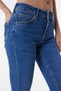Normal Waist Super Narrow Leg Skinny Fit Light Blue Women's Denim Trousers L526005404-Light Blue - 4