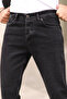 Siyah Smoke Boyfriend Jeans Kot Pantolon TMNAW25JE00020 - 5