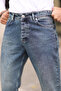 Orta Mavi %100 Pamuk Boyfriend Jeans Kot Pantolon TMNAW25JE00020 - 5