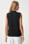 Women's Black Bow Knit Sweater Pf00083 - 6