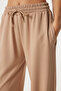 Women's Cream Modal Blend Jogger Sweatpants En00617 - 5