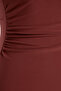 Tile Cut Out Detailed Fitted Midi Stretchy Knitted Dress TWOAW24EL00142 - 8