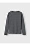 Nkfvemma Glitter Ls Slim Top Navy Blue 13235162 - 4