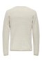 Onseric Reg 12 Struc Crew Knit - Silver Detailed Noos Silver Lining (14- 22029952 ) - 2