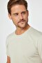 Unisex Slim Fit Slim Fit 100% Cotton Soft Textured Stone Color Crew Neck T-Shirt - 8
