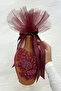 Vip Appliqued Burgundy Test, Fancy Bridal Henna Night Test, Wedding Henna Cube, Soil Test - 2