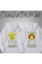 Shrek and Fiona Printed Lover Combination Oversize Sweatshirt - 2