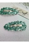 2-Piece Snap Buckle with Glitter Shimmer - 2