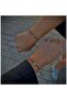Gold Heart Detailed Couple Bracelet 2 Pieces