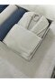 Ekol 8 Piece Cotton Family Bathrobe Set - Indigo - Cream - 2
