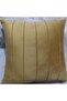 غطاء وسادة مزخرف باللون الأصفر - 4