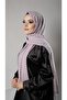 Dark Rose Patterned Shawl Chiffon Fabric Checked Striped 202107_49 - 2