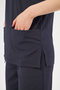 Gray High Lycra Unisex Bat Sleeve Doctor and Nurse Jersey Scrubs Hospital Uniform - 7