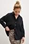 Black Modal Basic Shirt - 5