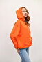 Oversize Kapüşonlu Sweatshirt - 4