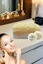 Set of 2 Skin Whitening Facial Care Exfoliating Pumpkin Fiber Donkey Milk Soap Blemish Acne Rushur Stone - 2