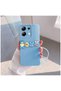 Xiaomi Redmi Note 13 Pro 4g Compatible Case Zebana Love Bear Silicone Case Light Blue