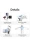 JJ02 Extendable Telefon Tripod Beyaz - 6