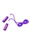 Ab Tangle-free Skipping Rope | Purple | Rubber & Foam | Ideal For Speed Jumping & Cardio