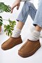 Ling Guaranteed Thick Sole Furry Round Toe Women's Slippers - 5