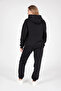 Women's 3 Thread Puff Inside Oversize Comfortable Thick Hooded Quality Tracksuit Set - 3