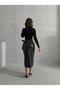 Belted Long Skirt Misset24429 - 8