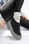Luuq Guaranteed Women's Thick Sole Furry Daily Mini Ankle Boots - 6