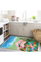 Yilmaz Collection Multicolored Sky Mountain Cacti Creative Modern Decorative Carpet Yılmaz37 - 4