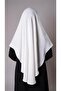 Cream Practical Ready Interlocking Hijab Scarf Aerobin Fabric Plain Hijab 2309_40 - 4