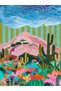 Yilmaz Collection Multicolored Sky Mountain Cacti Creative Modern Decorative Carpet Yılmaz37 - 5