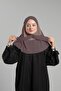 وشاح حجاب من فرو المنك - سهل التركيب جاهزًا عمليًا، مطوي مع أزرار كبس على الظهر Hijab 2406_10 - 4