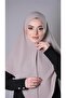 Stone Practical Ready Interlocking Hijab Scarf Aerobin Fabric Plain Hijab 2309_46 - 2