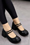Rc 2105 Double Belt Detailed High Heel Loafer - 4