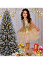 New Year Sequin Dress Gold - 4
