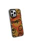 iPhone 15 Pro Max Compatible Case with Magsafe Feature Bee Brown Design Funny Series Orange - 3