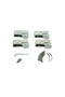 Sliding Door Wheel Vega White Wheel - Carrier Roller, Sliding Wardrobe Wheel (4 Pieces) - 4
