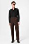 High Waist Pleated Comfortable Fit Men's Trousers - 2