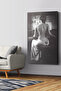 Woman Playing Piano Backless One Piece Canvas - Canvas Painting - 2