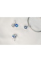 Blue Stainless Steel Charm with Deer Figure - 4