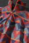 Men's Geometric Pattern Half Zipper Oversize Fleece Sweatshirt - 4