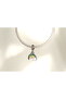 Stainless Steel Charm with Rainbow and Cloud Figures - 3