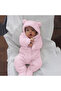 Hooded Zippered Baby & Kids Plush Welsoft Jumpsuit (OUTER AND INNER DOUBLE SIDED WELSOFT PLUSH WOOL)