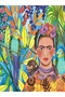 Barcelona Collection Multicolored Tropical Parrot Monkey Human Figure Pattern Modern Decorative Carpet 04 - 2