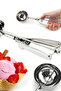 Stainless Steel Ice Cream Scoop Halva Spoon Cookie Shaper - 2
